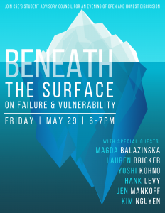 Failure and vulnerability poster with iceberg